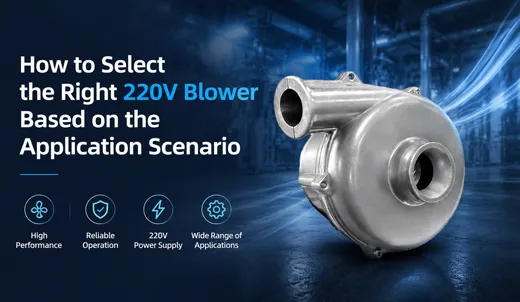 How to Select the Right 220V Blowers Based on the Application Scenario.webp